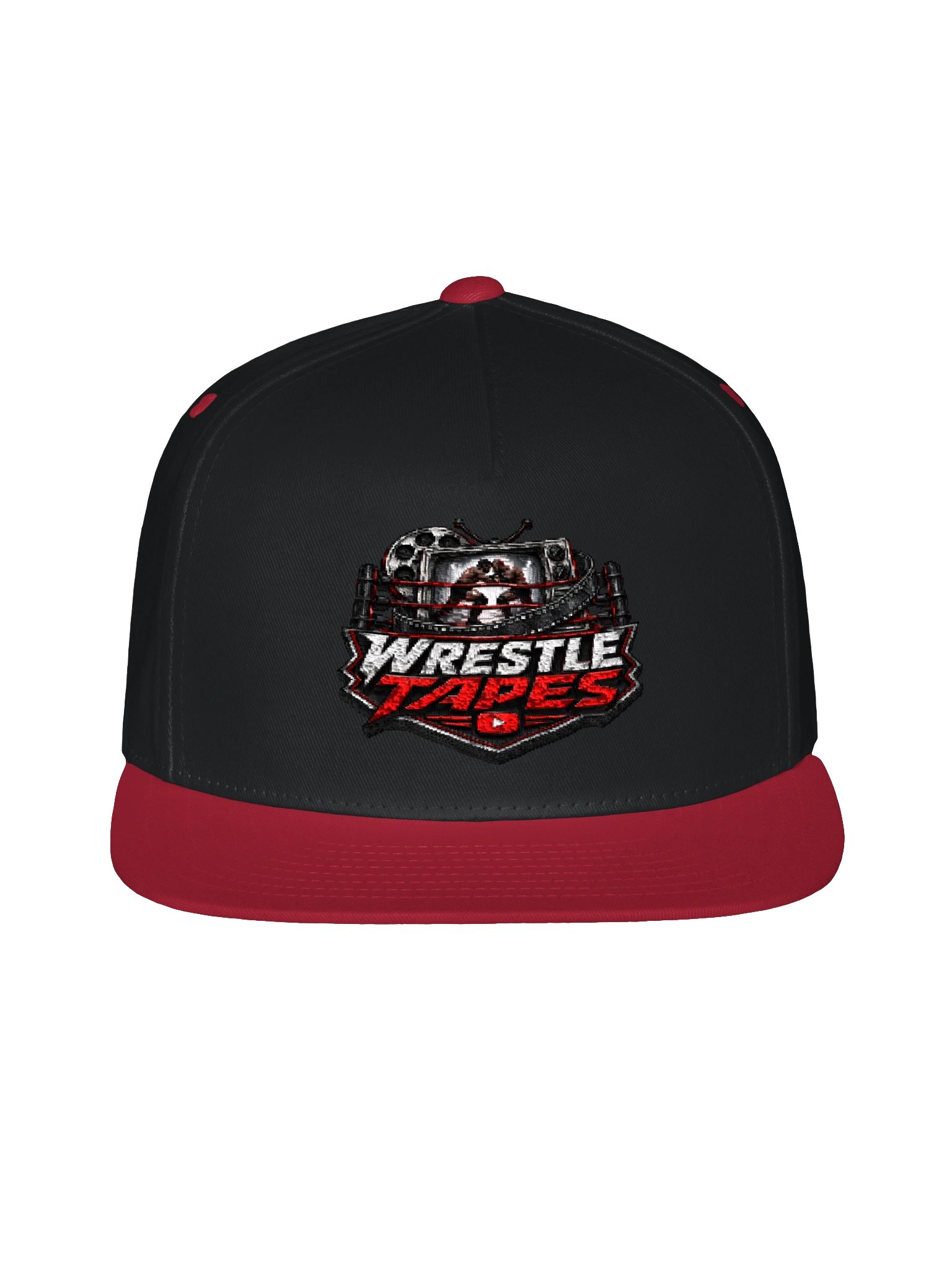 WrestleTapes Black/Red Hat product image (1)