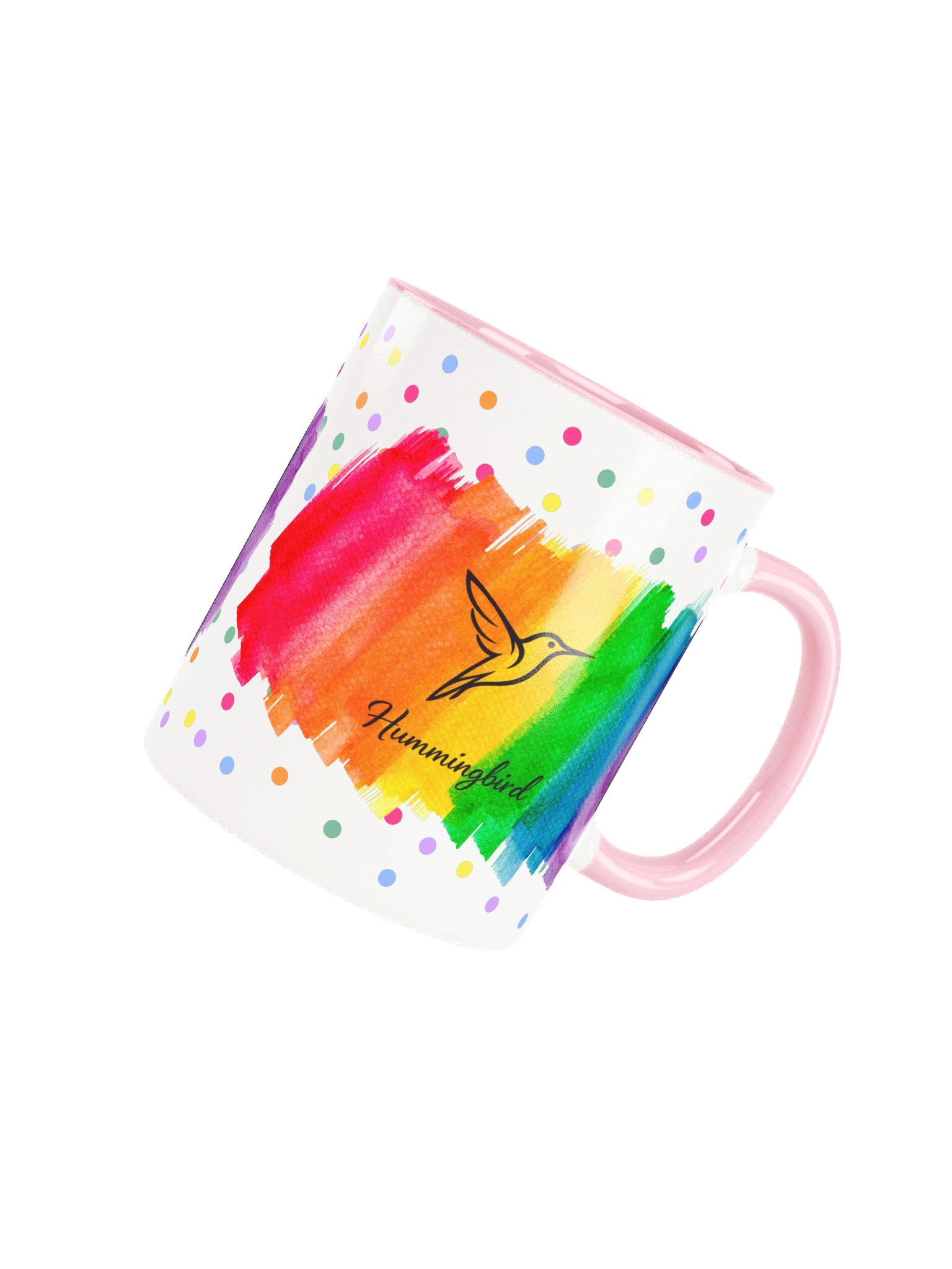 Colorburst Hummingbird Silhouette Mug – 11oz / 15oz product image (49)
