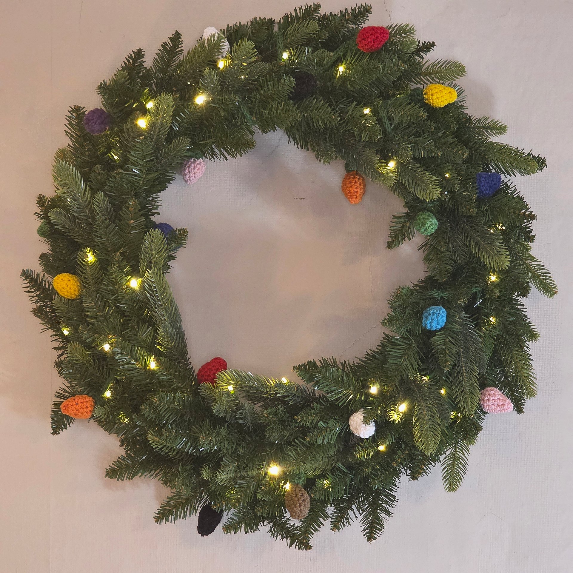 Crochet Holiday String Lights: Pride and Multicolor Cotton Holiday Decor Sets product image (2)