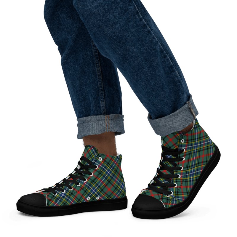 Bisset Tartan Men's High Top Shoes product image (5)