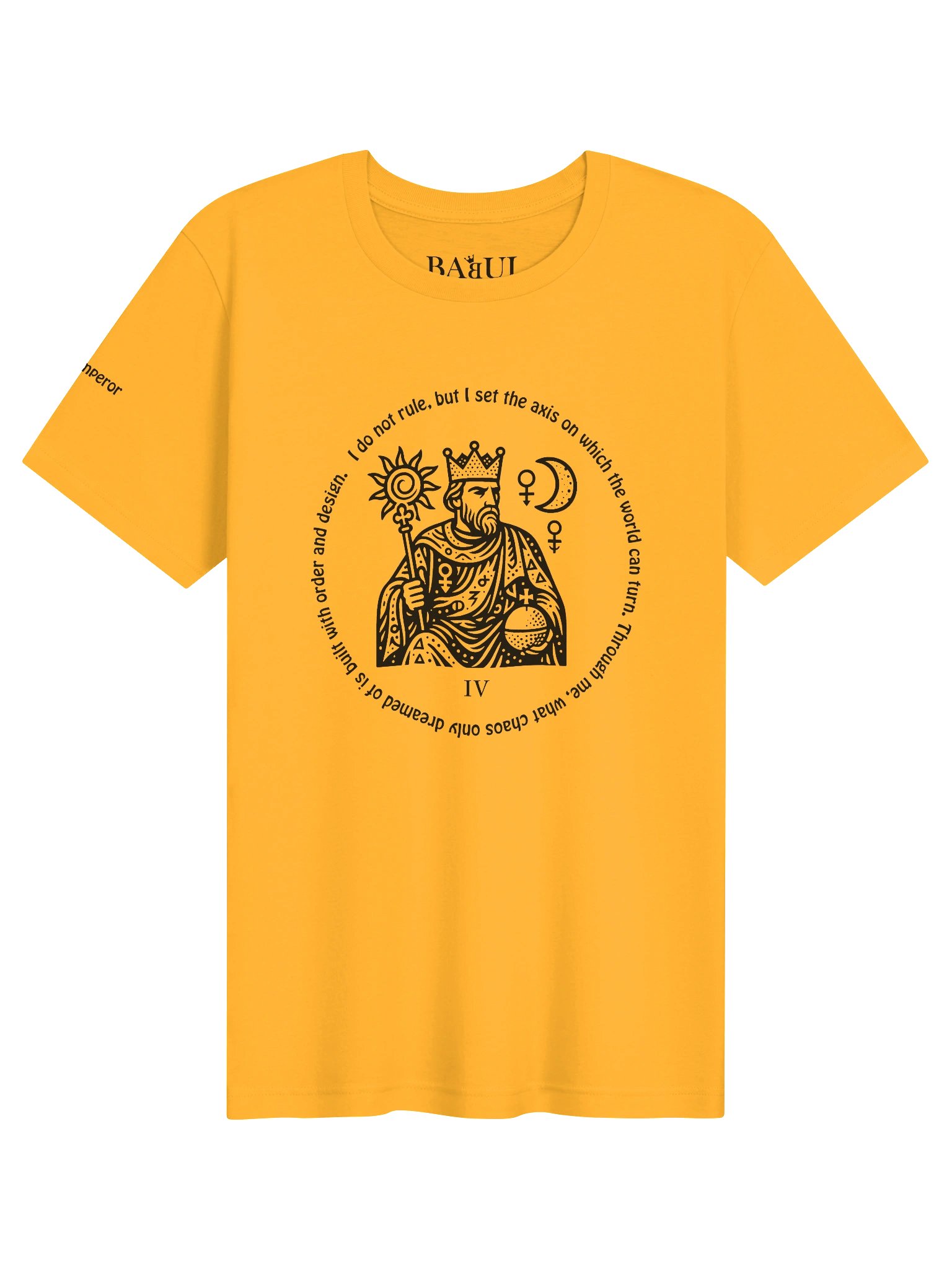 The Emperor - ArcanaPop T-Shirt – Where Tarot Magic Meets Pop Art product image (1)