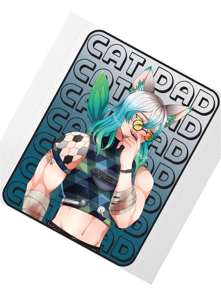 Cat dad Sticker product image (4)