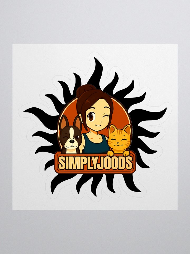 Simply Joods Logo with Symbol Sticker product image (1)