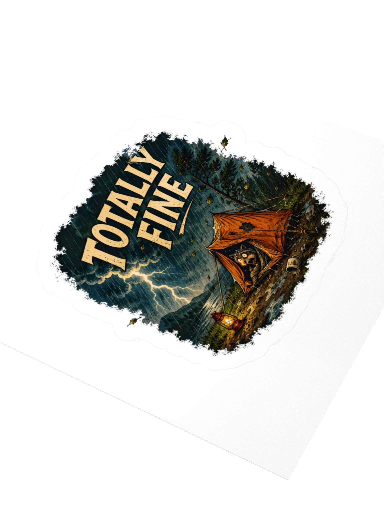 Totally Fine Sticker product image (3)