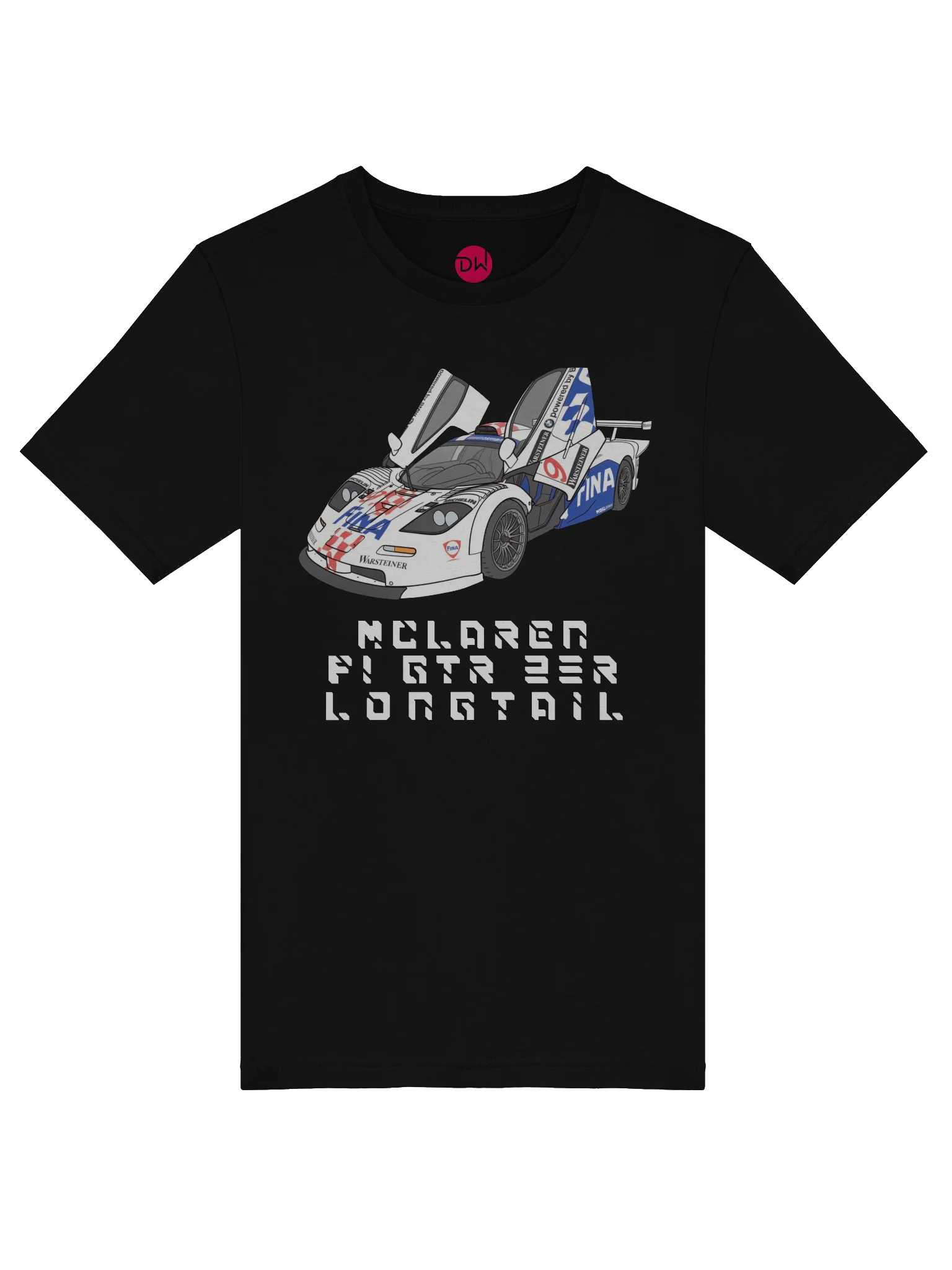 McLaren F1 GTR Longtail Chassis 23R Shirt (Retro, Sketch, Silhouette) product image (5)
