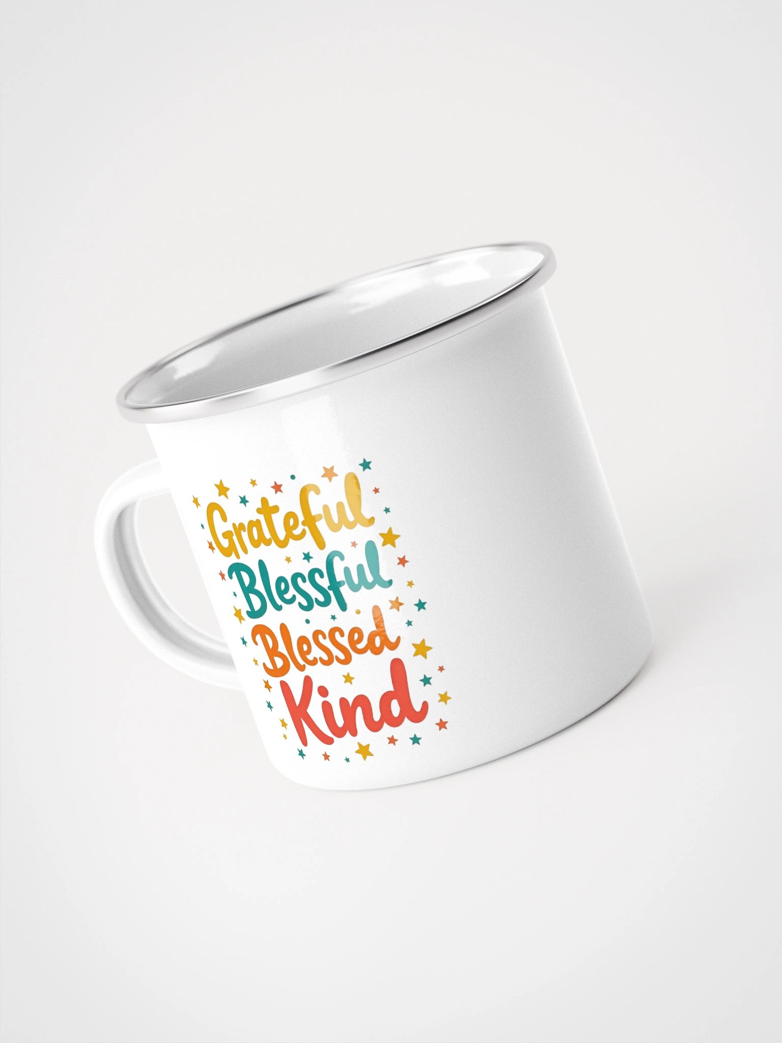 Grateful Kindness Enamel Mug product image (4)