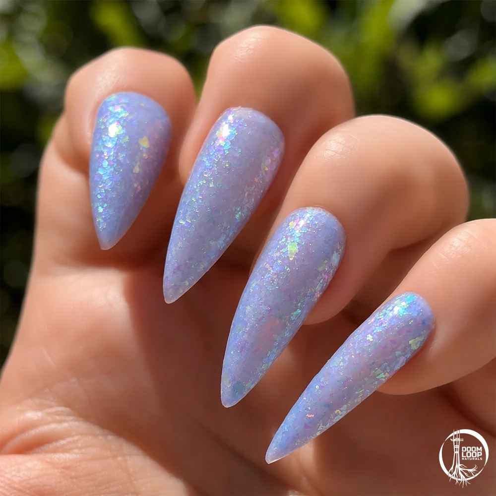 THIS FUTURE THEY FEAR - Luminous Blue Jelly Flakie Nail Polish product image (9)