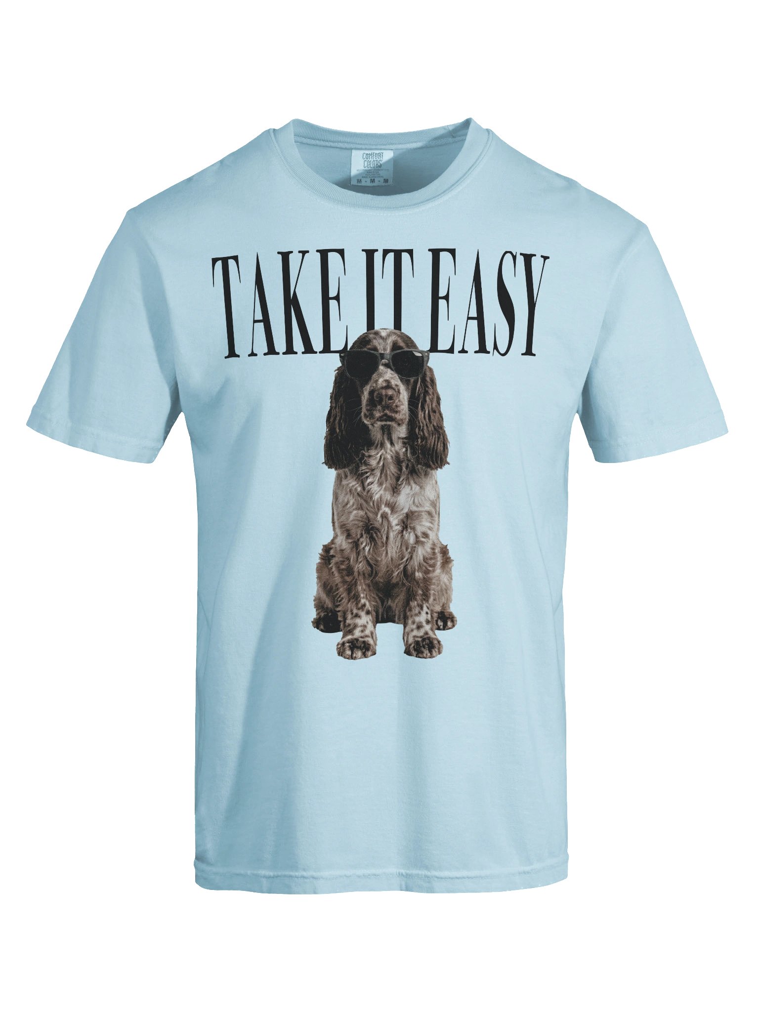 Take It Easy '90s Pop Vintage-Style T-Shirt for English Cocker Spaniel(Liver Roan) Owners product image (10)