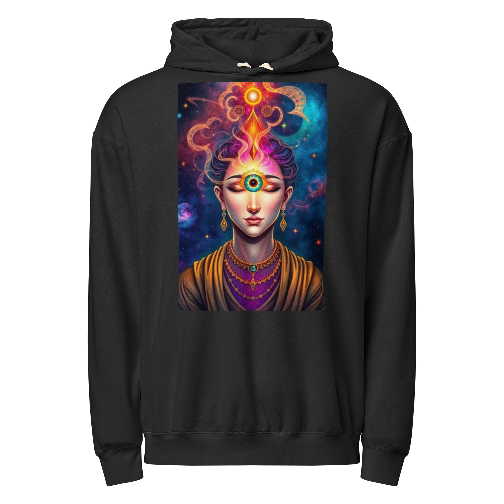 Mystical Third Eye Cosmic Hoodie product image (1)
