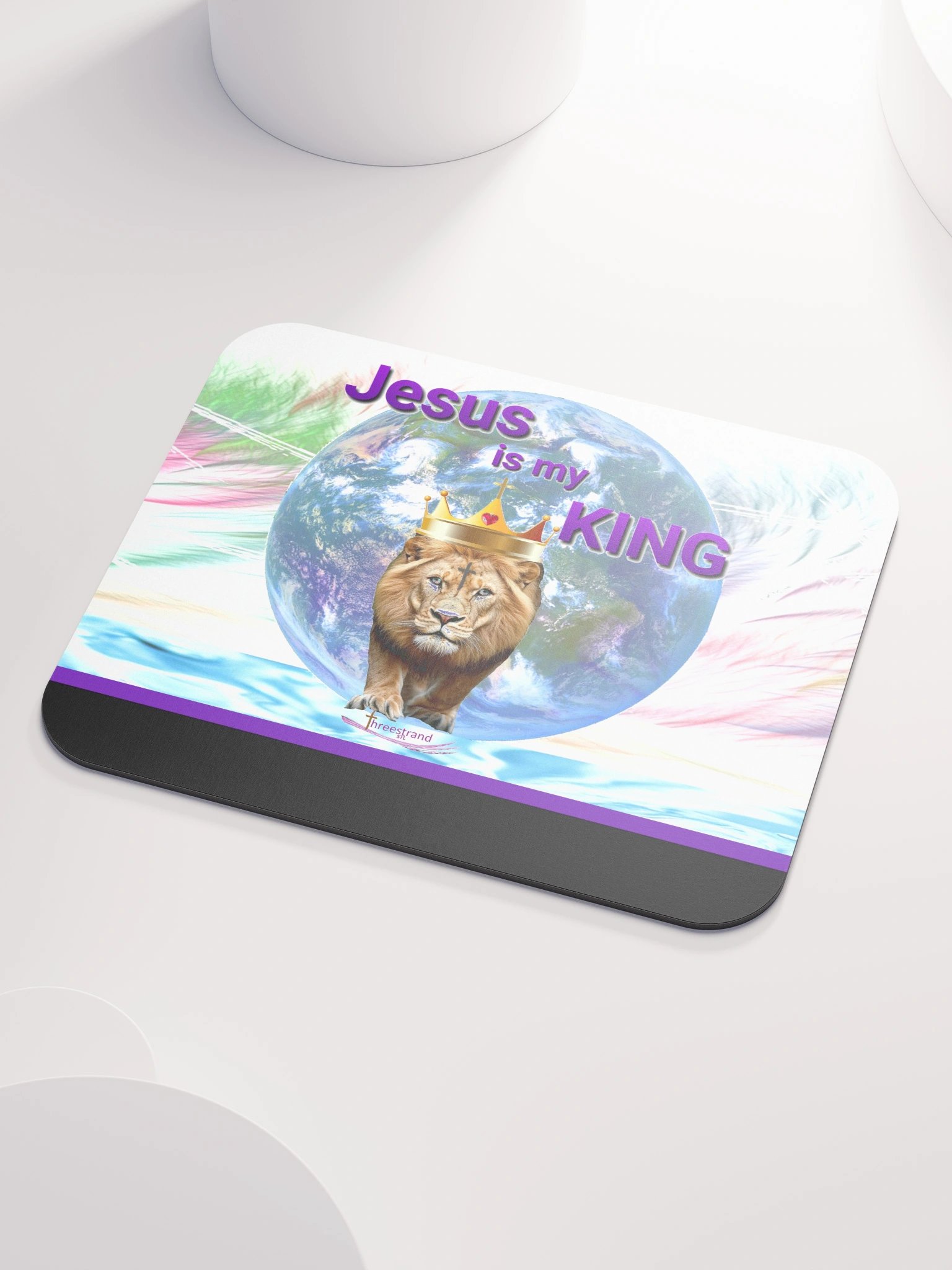 Jesus is my KING - Mouse Pad product image (3)