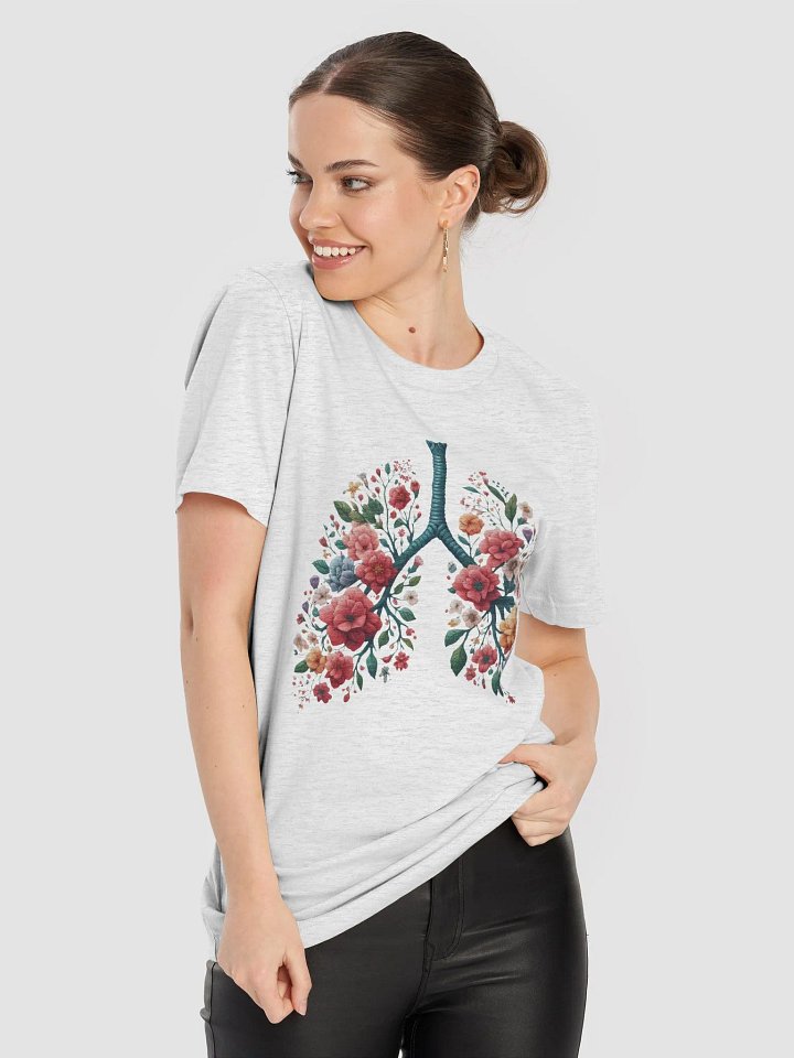 "Lungs Surrounded by Flowers" t-shirt product image (2)