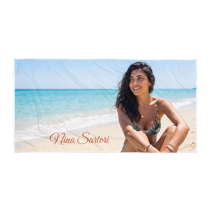 Nina Sartori — Mediterranean Soul Telo Mare | Beach Towel product image (1)