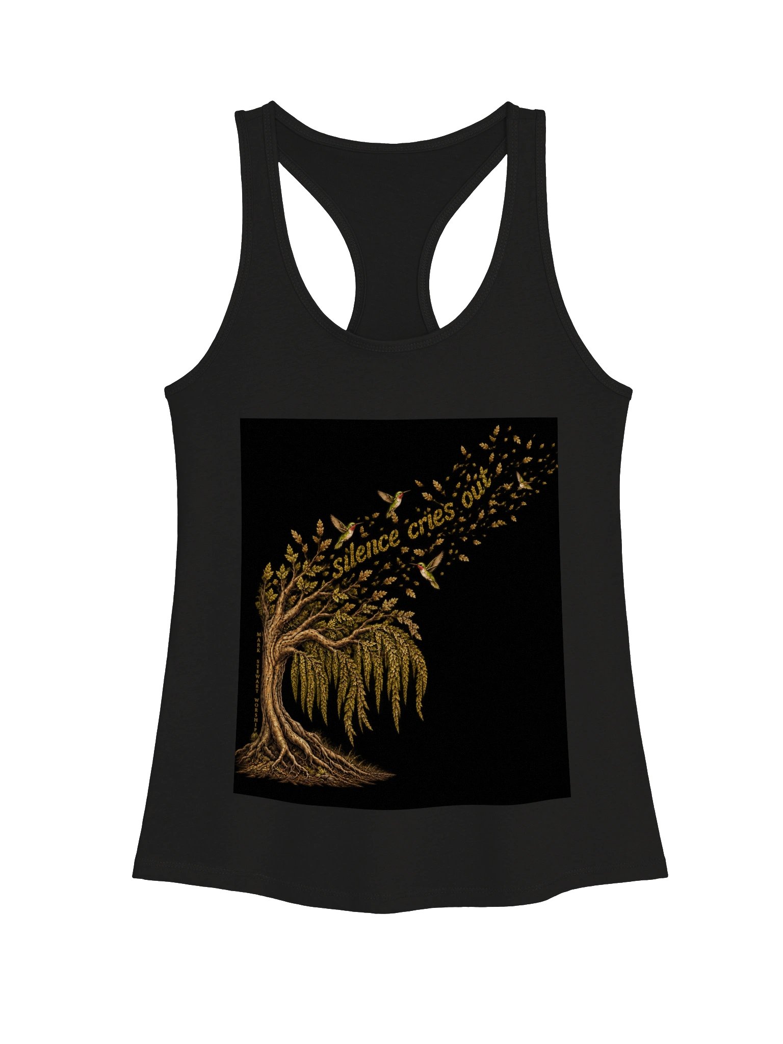 Black Muscle Tank for ladies product image (1)