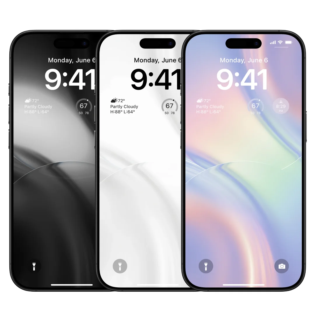 Liquid Glass Wallpaper Pack product image (1)