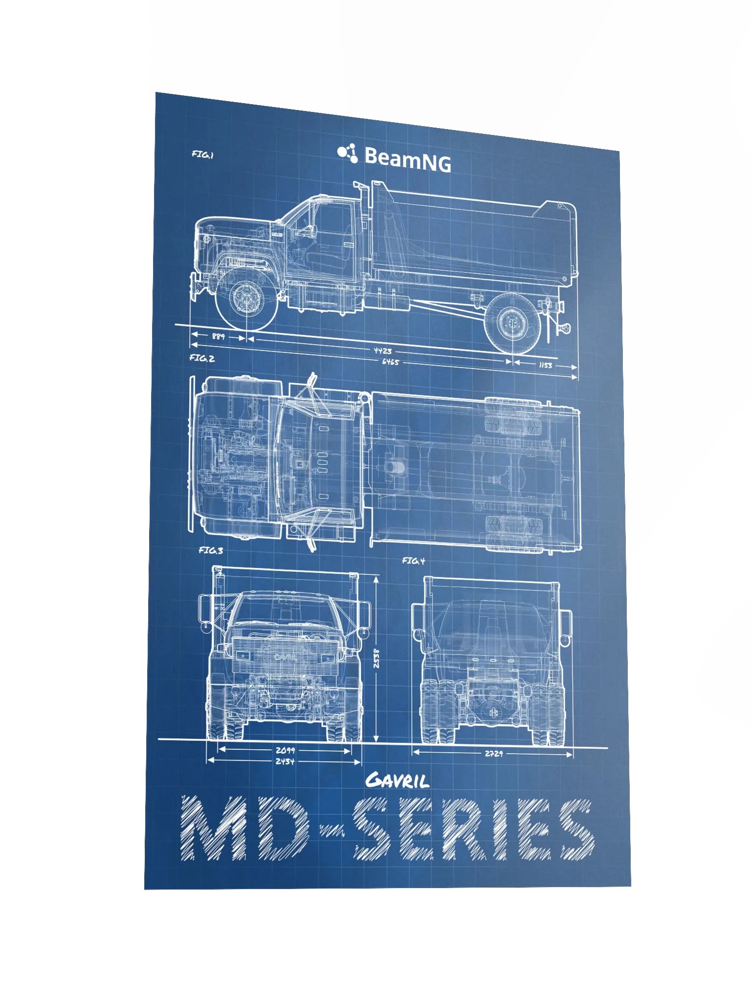 Gavril MD-Series Blueprint Poster product image (4)