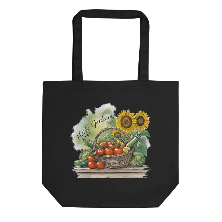 Happy Gardening - Eco Friendly Tote Bag - Organic Cotton product image (1)