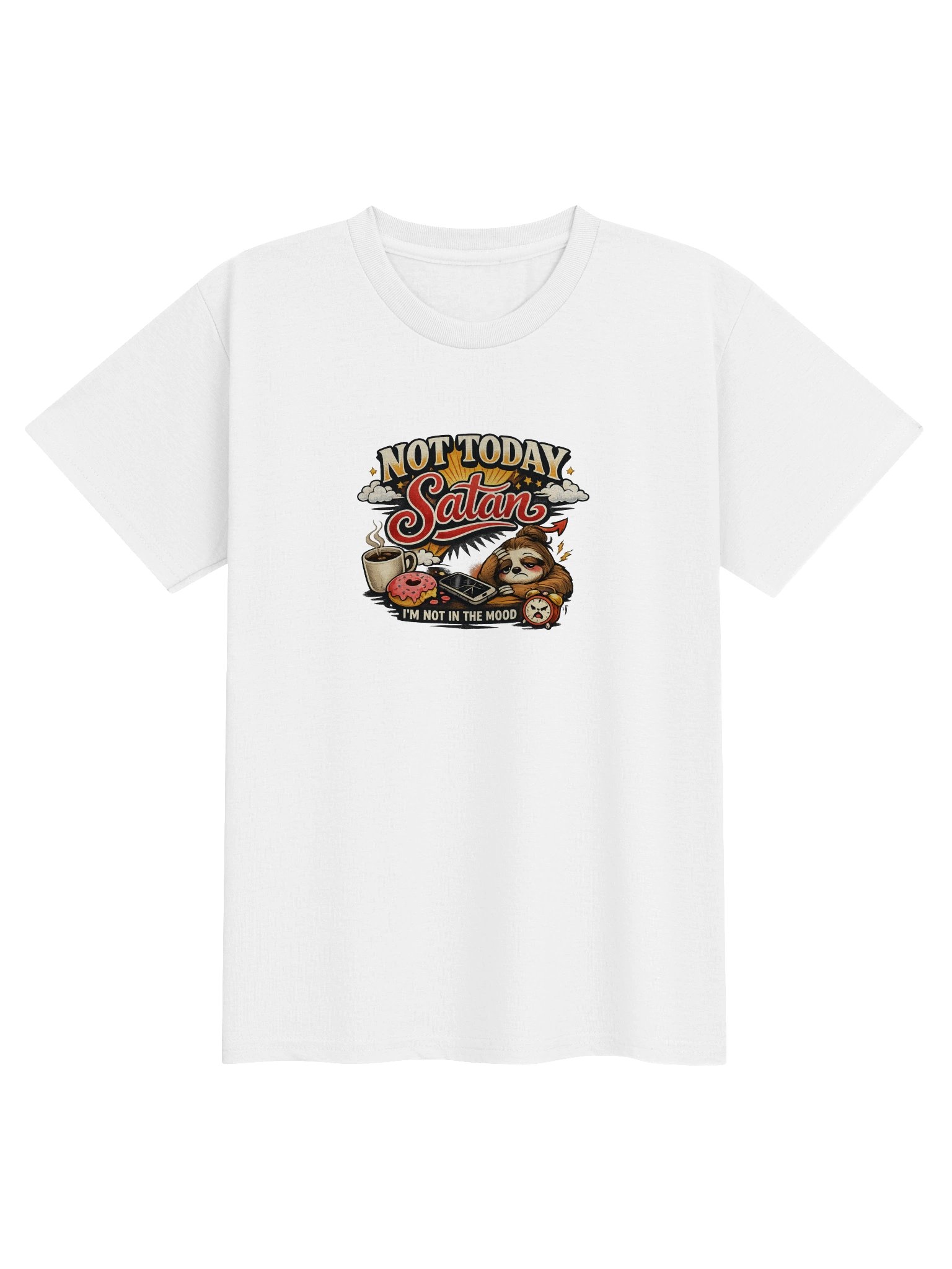 Not Today Satan Kids Unisex T product image (13)