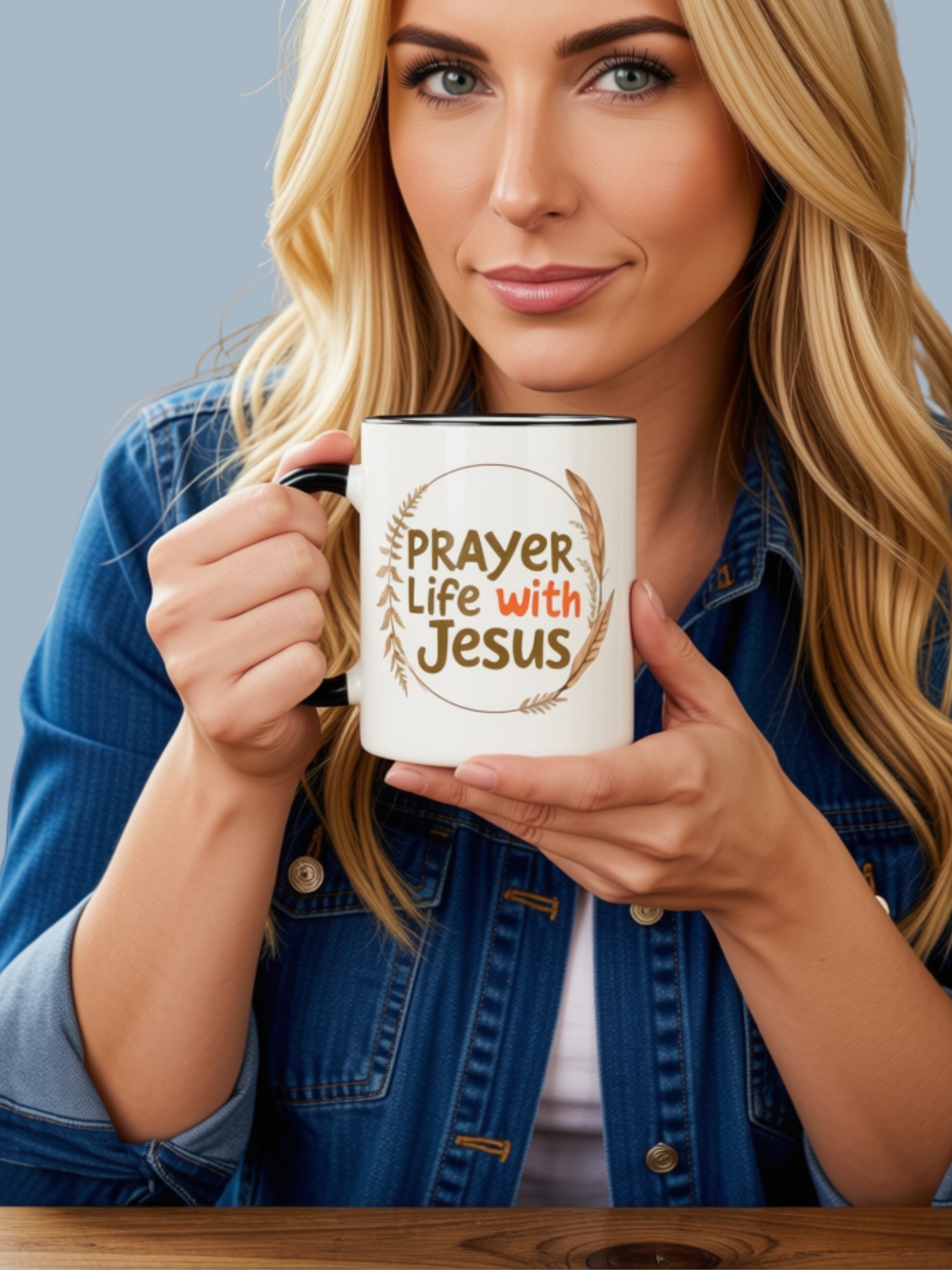 Prayer Life with Jesus Boho Mug product image (1)