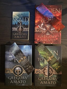 Spear of the Gods, books 1-3 (signed hardbacks)