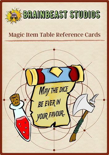 Looking for a handy reference for Magic Item Tables?
Here's some printable reference cards!
https://www.drivethrurpg.com/en/p...