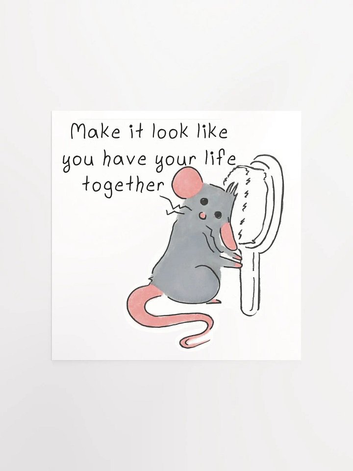 Fake It print product image (1)