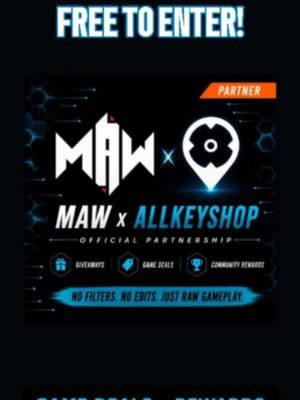🎮 MAW x ALLKEYSHOP GIVEAWAY | SPIN THE WHEEL & WIN! MAW has partnered with AllKeyShop to bring giveaways, game deals and community rewards to our members. Our first Spin The Wheel giveaway is now live and completely FREE to enter. Rewards through the AllKeyShop rewards platform. 🎡 ENTER HERE: DRAW NEXT SATURDAY 7PM https://www.allkeyshop.com/blog/giveaway/mawgaminglive/mawgaminglive/bE4Zf-152084851/ Please note that each giveaway may use a different link, so keep an eye on our Discord, PSN group chat and social channels for future giveaways. Questions? Ask in the MAW Discord. 🌐 DISCORD https://discord.gg/SMgCsxpZcm NO FILTERS. NO EDITS. JUST RAW GAMEPLAY. #MAWGaming #Giveaway #AllKeyShop #GamingGiveaway #GameDeals #PS5 #GamingCommunity #Rewards #JUSTRAWGAMEPLAY #SHORTS #MASTERSATWORK