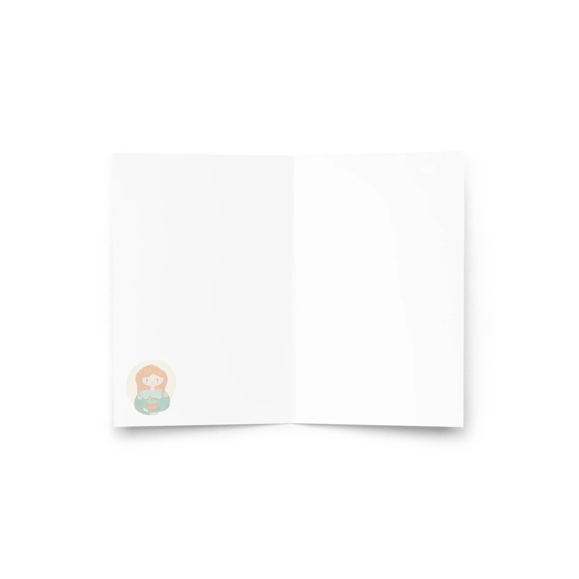 Sending Hugs Plant Hugging Lady Card product image (4)