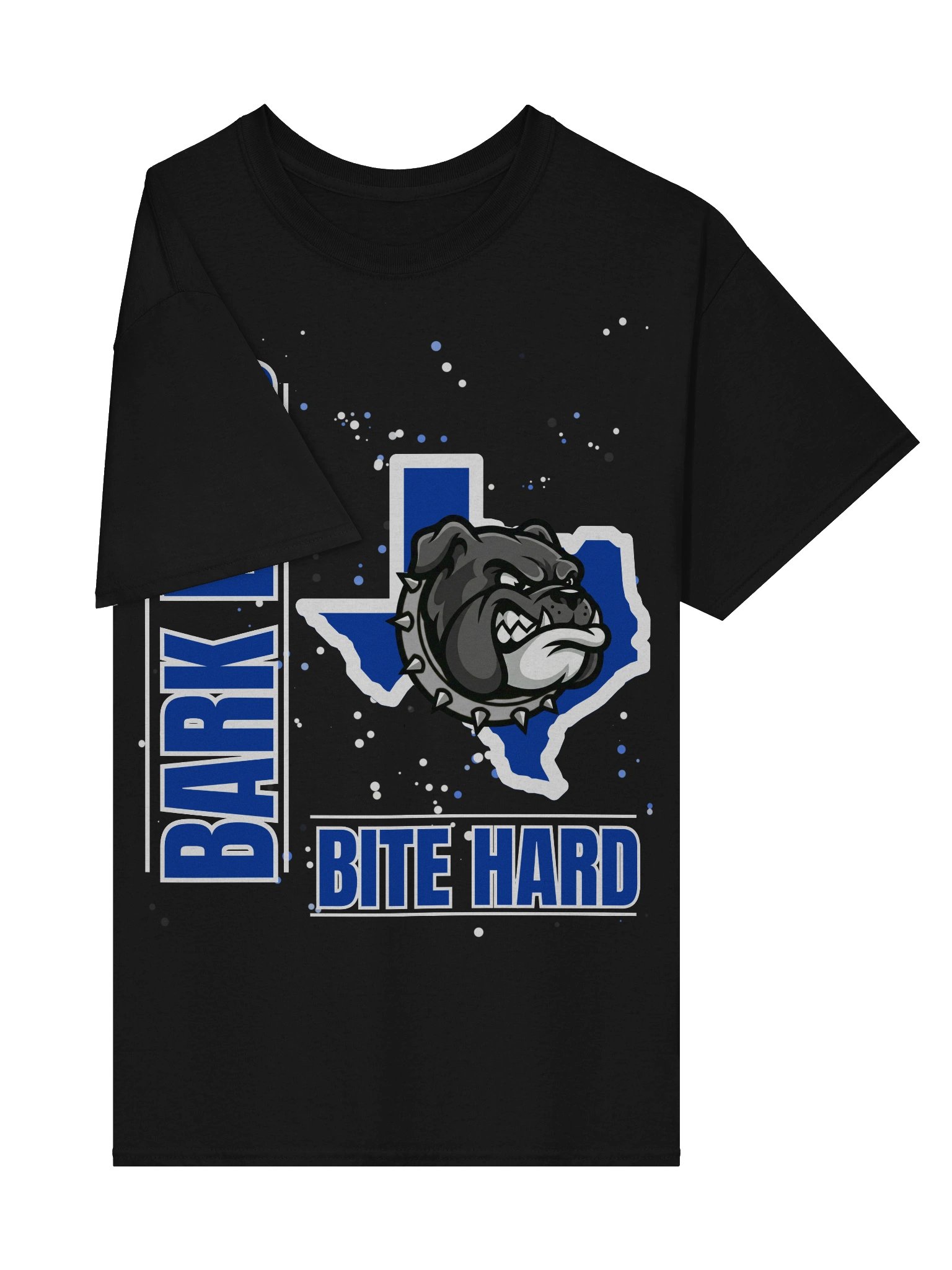 Bark Loud Spirit Tee - White on Blue [READ DESCRIPTION FOR CUSTOMIZATION] product image (31)