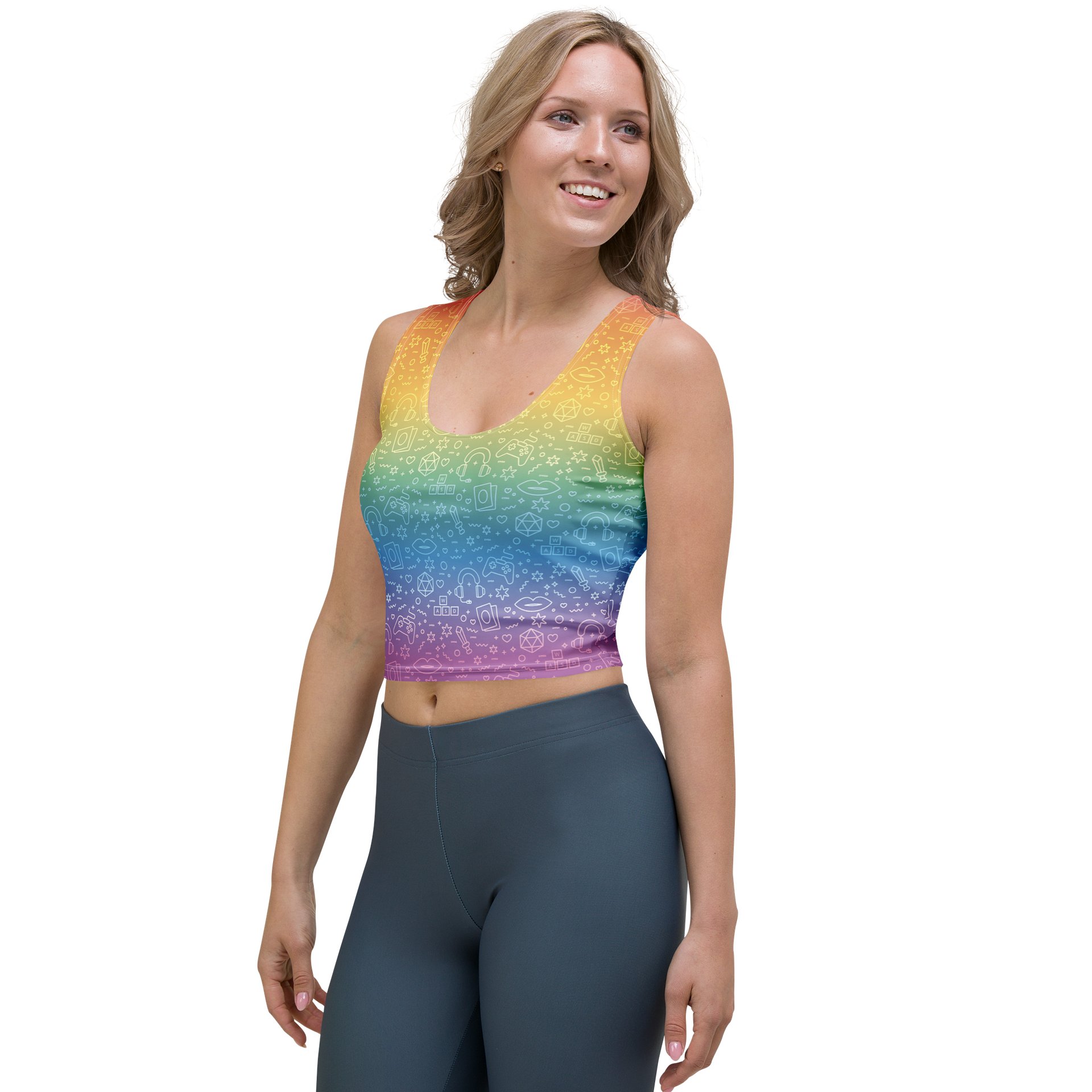 Pride Cropped Tank ❤️🧡💛💚💙💜 product image (3)