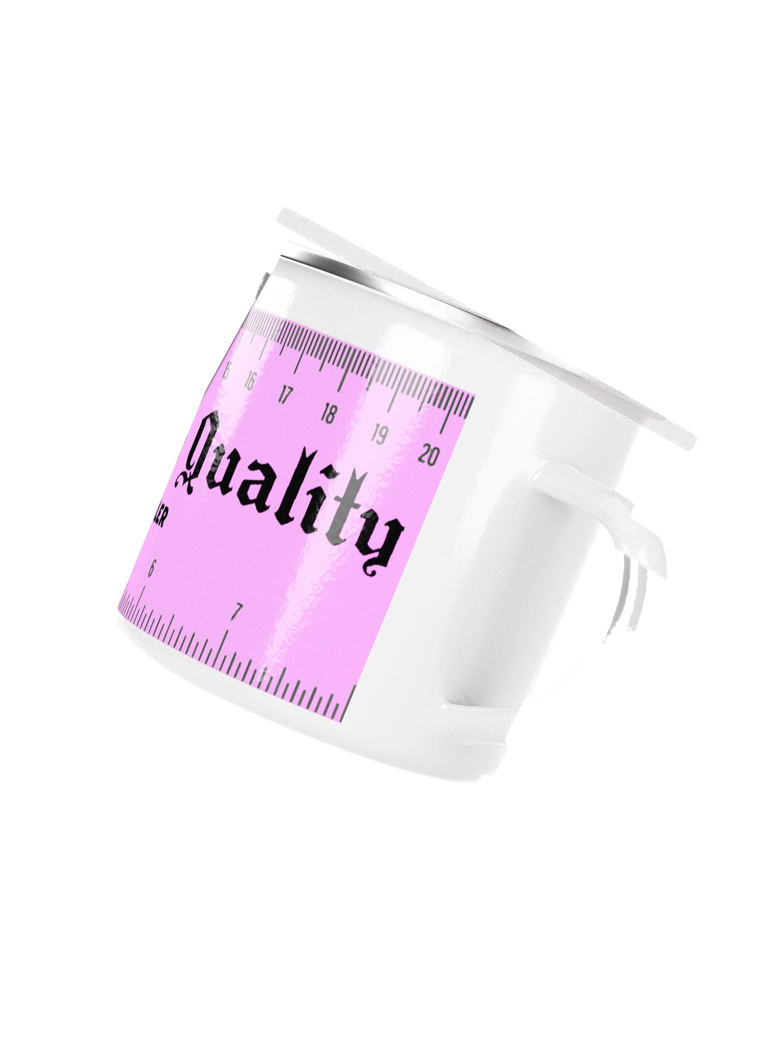 Ruler Mug in Tailor's Tape Pink product image (3)