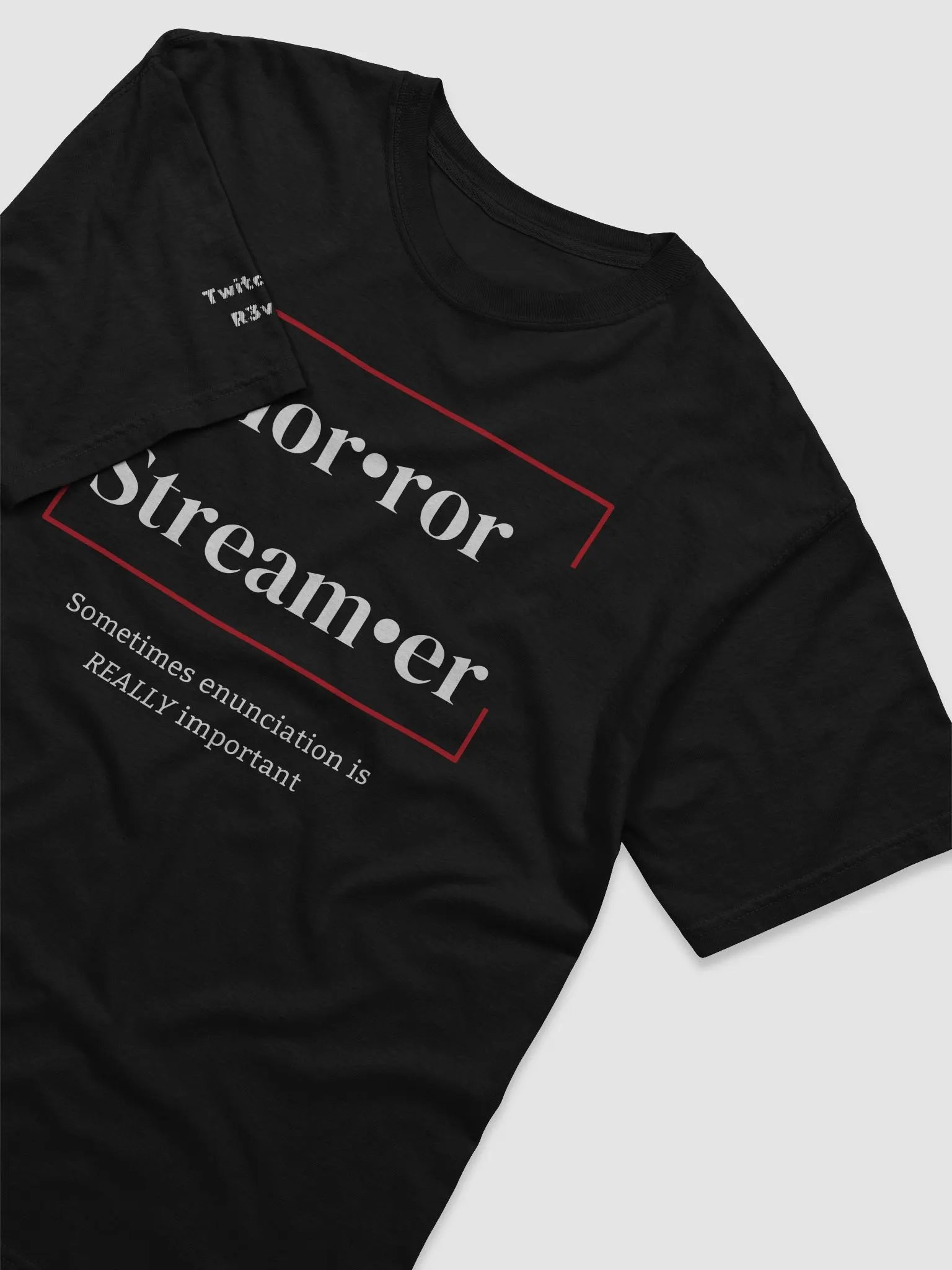 Horror Streamer Shirt with Red product image (3)
