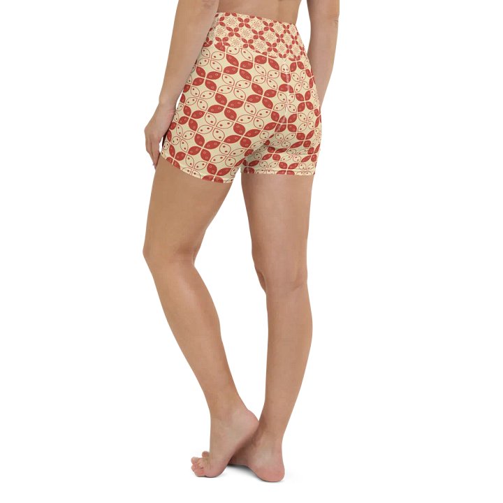Batik Kawung Yoga Shorts product image (1)