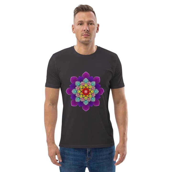 Colorful Dot Mandala Organic T-Shirt product image (10)