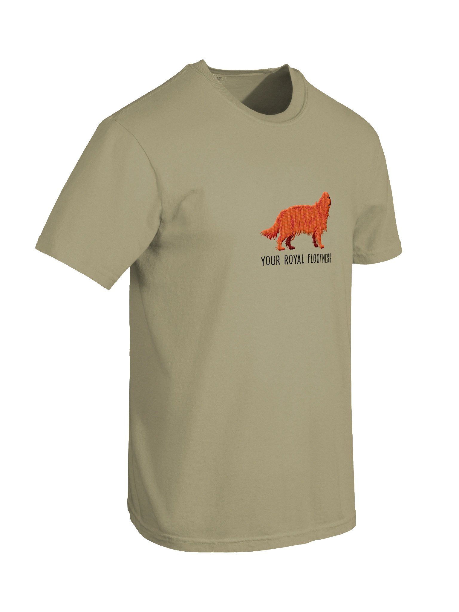 Your Royal Floofness T-Shirt(Embroidered) of a King Charles Spaniel(Ruby) product image (11)