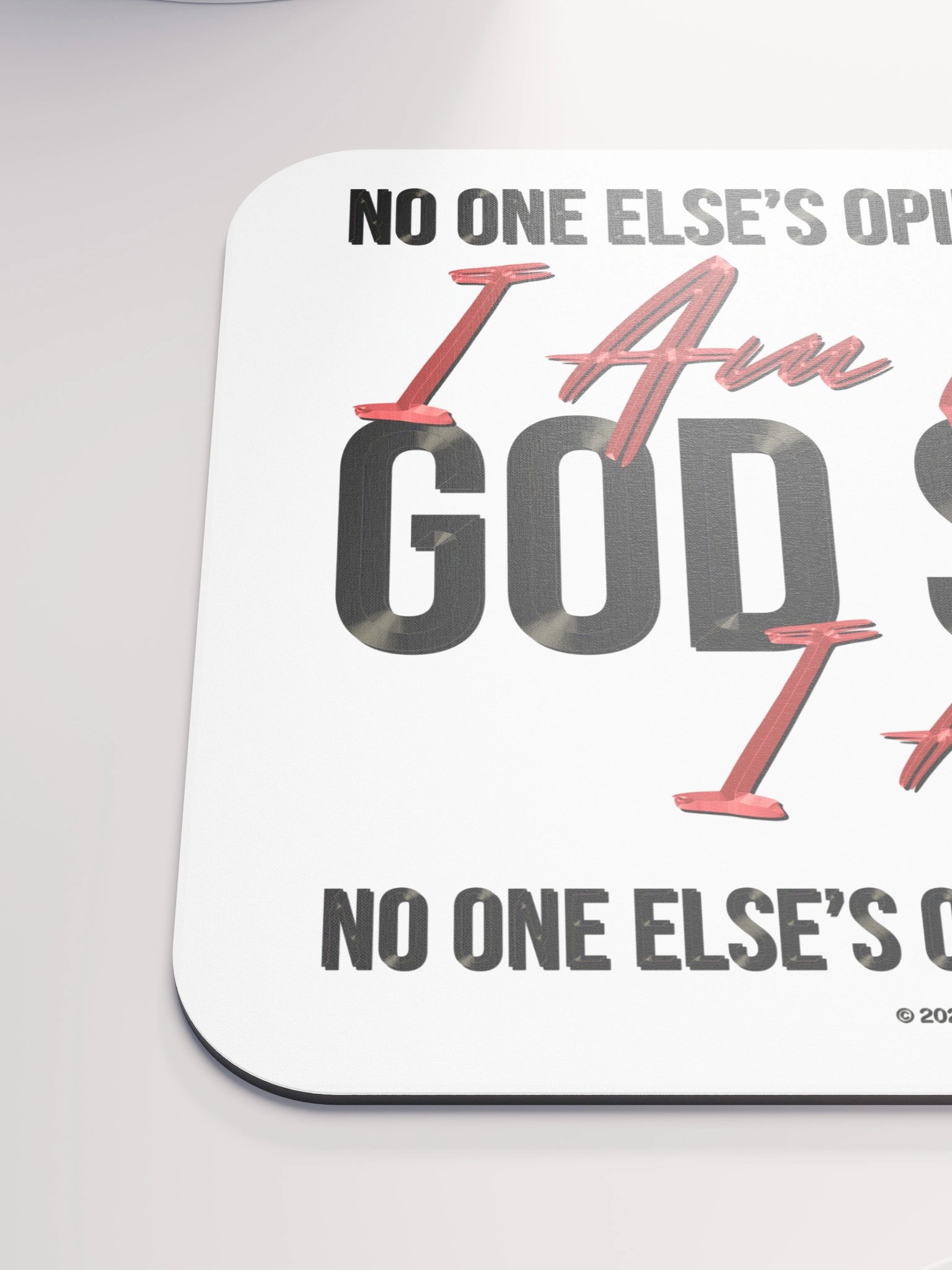 I Am Who God Says I Am, Mouse Pad BV product image (6)