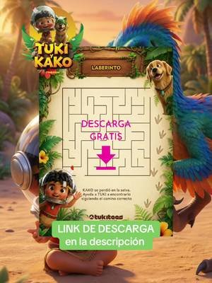 Descarga Gratis el TUKI Cuaderno de Actividades para que aprendas divirtiéndote. Sigue el link de descarga y a Disfrutar!!!! https://tukitees.com/products/cuaderno-de-actividades-2026 #tukitees #tukiykako #dinosaurios #cuadernojuegos #aprenderjugando