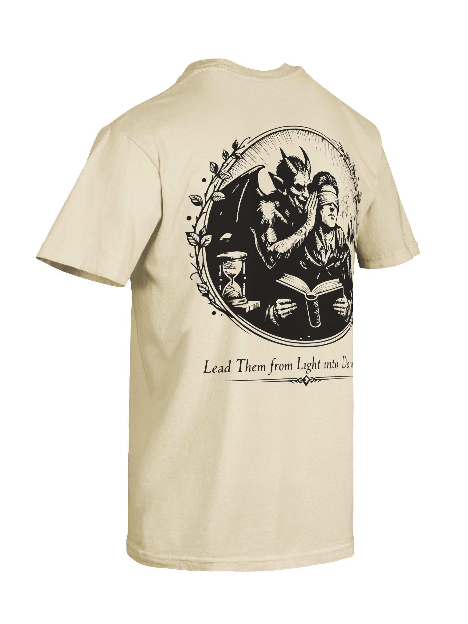 Blinded to the Light (Black on White/Color) (Back) product image (8)