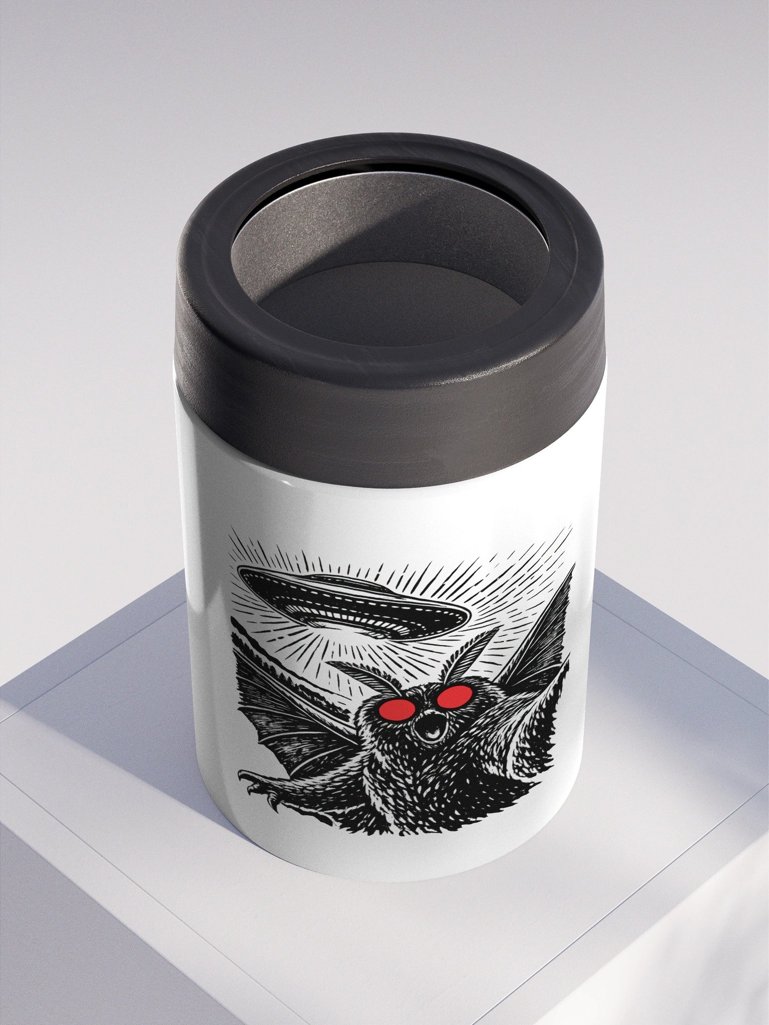 MOTHMAN SELFIE STAINLESS STEEL KOOZIE product image (2)