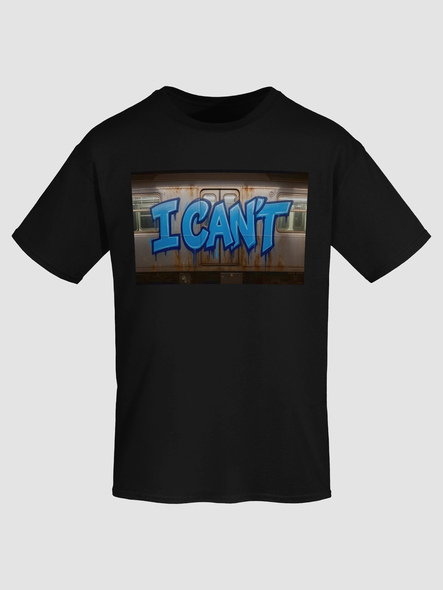 I Can't! Subway Graffiti Heavyweight T-Shirt product image (7)