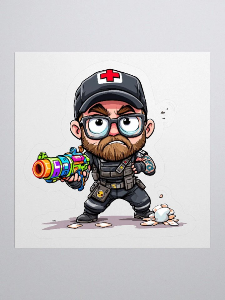 🔥 McDuty Sticker – Tactical Medic in Action! 🎯💥 product image (1)