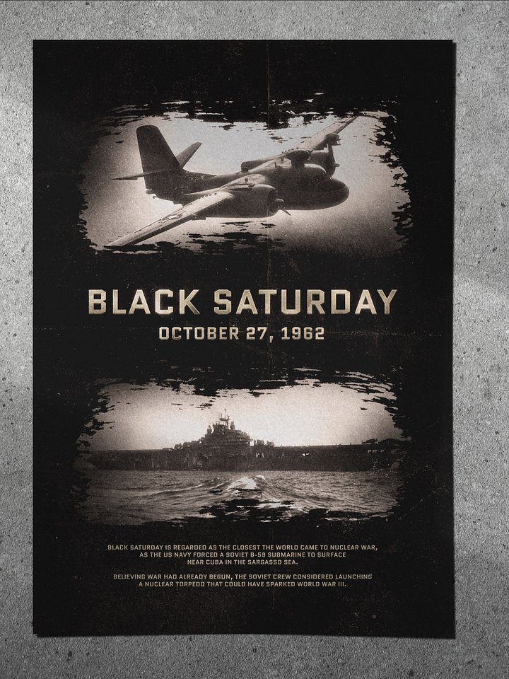 Black Saturday 1962 (Unframed Poster) product image (1)