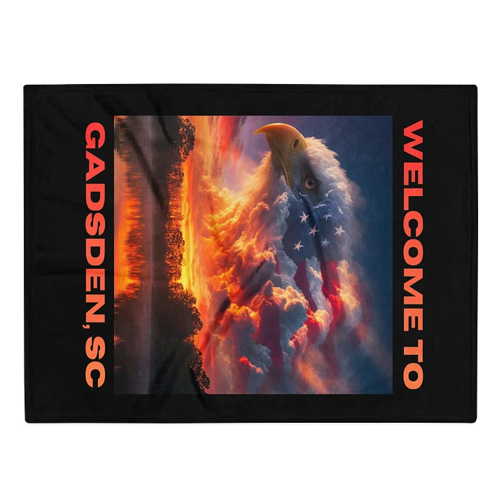 Welcome To Gadsden Eagle Cloud Throw Blanket product image (2)