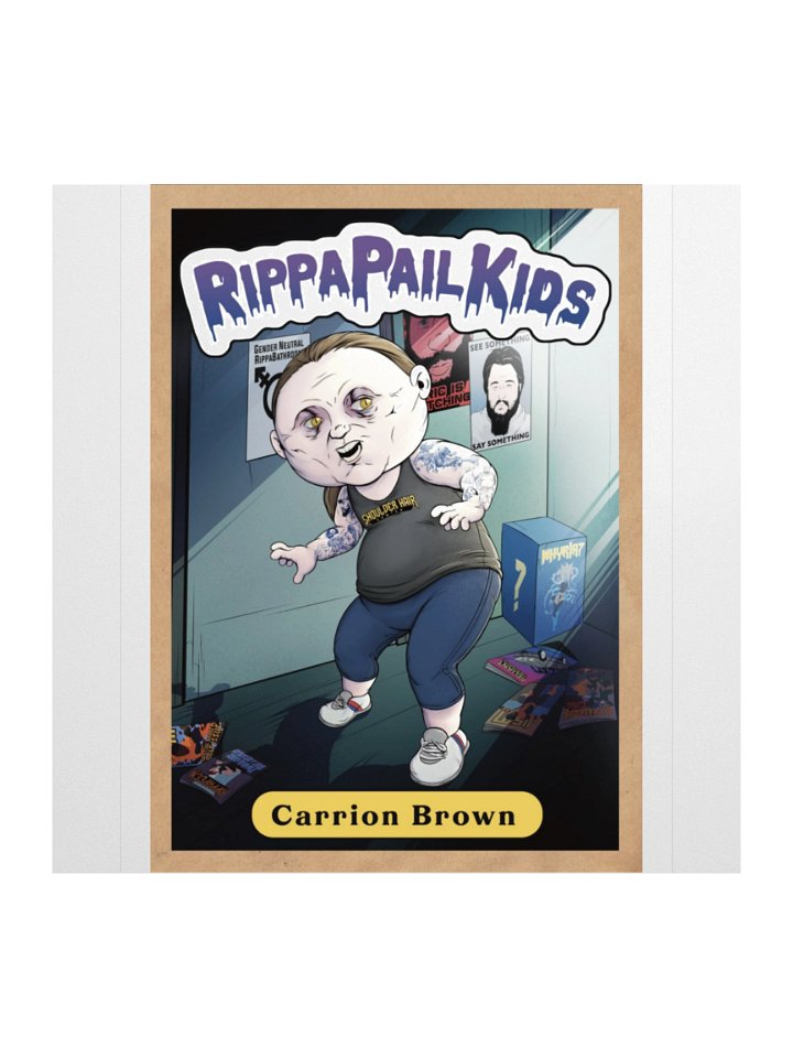RippaPail Kids Carrion Brown Sticker product image (1)
