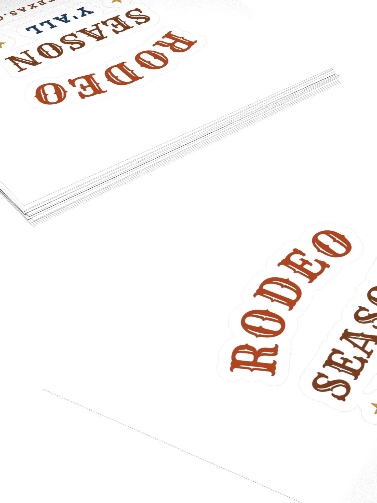 Rodeo Season Y'all Sticker product image (4)