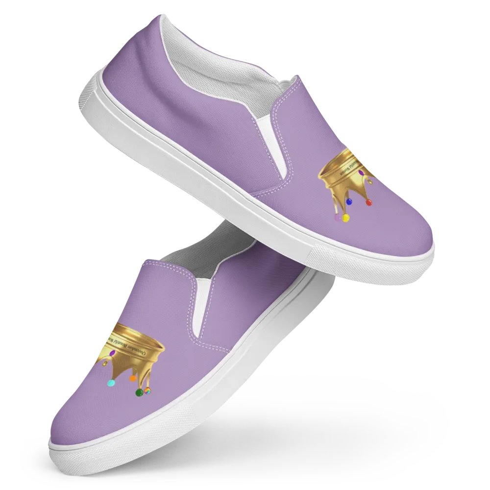 Queendom Beautiful Women Crown Canvas Shoes /Lavender (TM) product image (3)