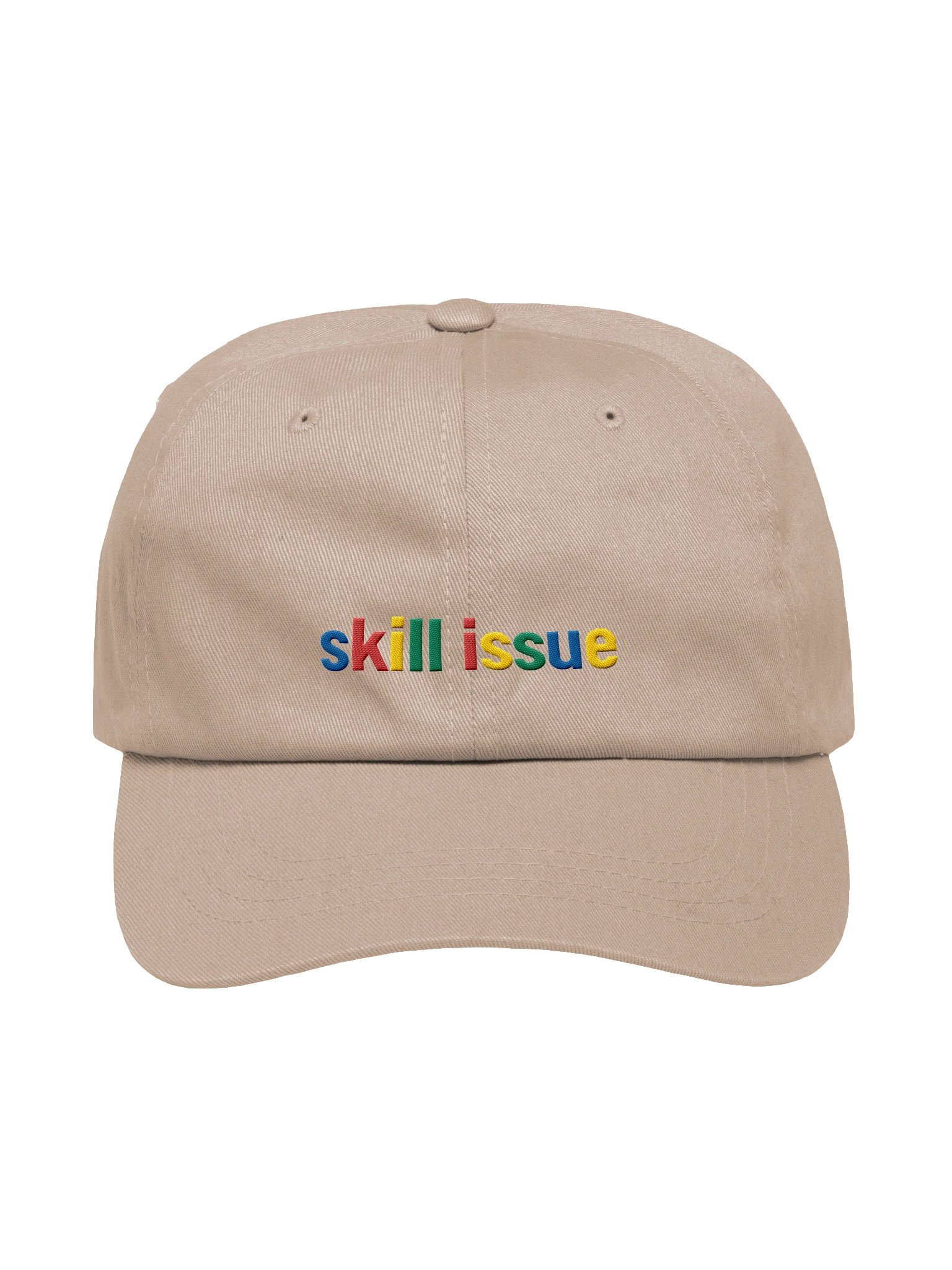 "skill issue" dad hat - 100% chino cotton product image (2)