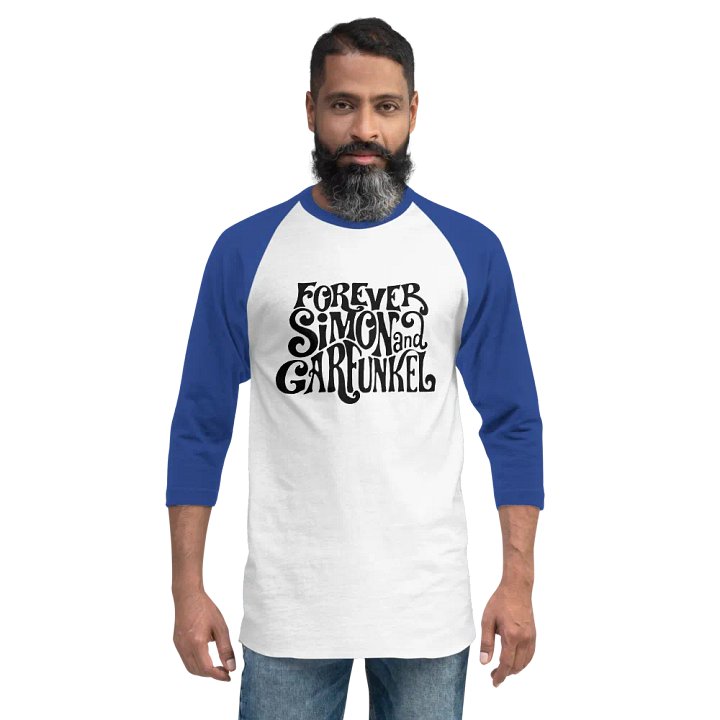Forever Simon and Garfunkel ¾ Sleeve Baseball T-Shirt product image (2)