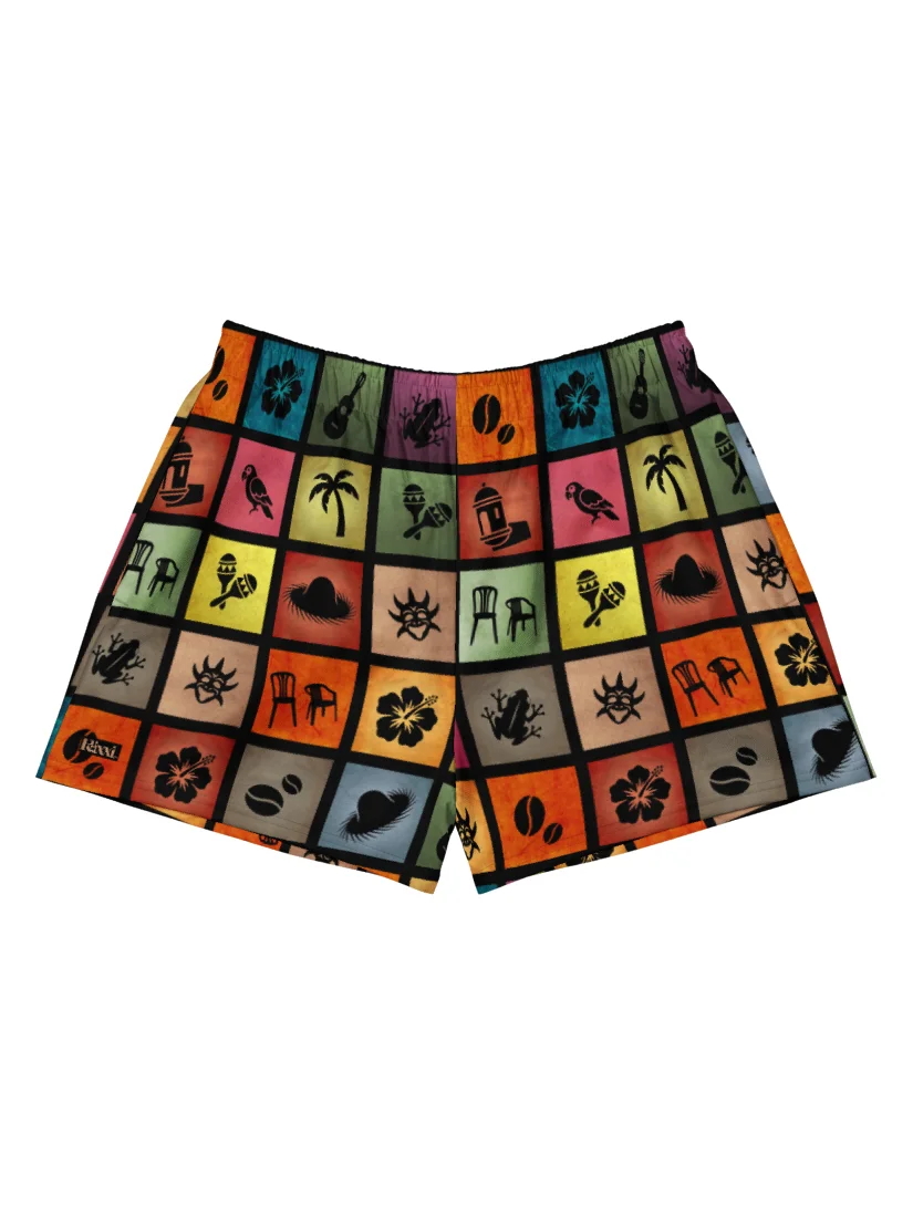 Puerto Rico Pride Unisex Athletic Shorts product image (1)