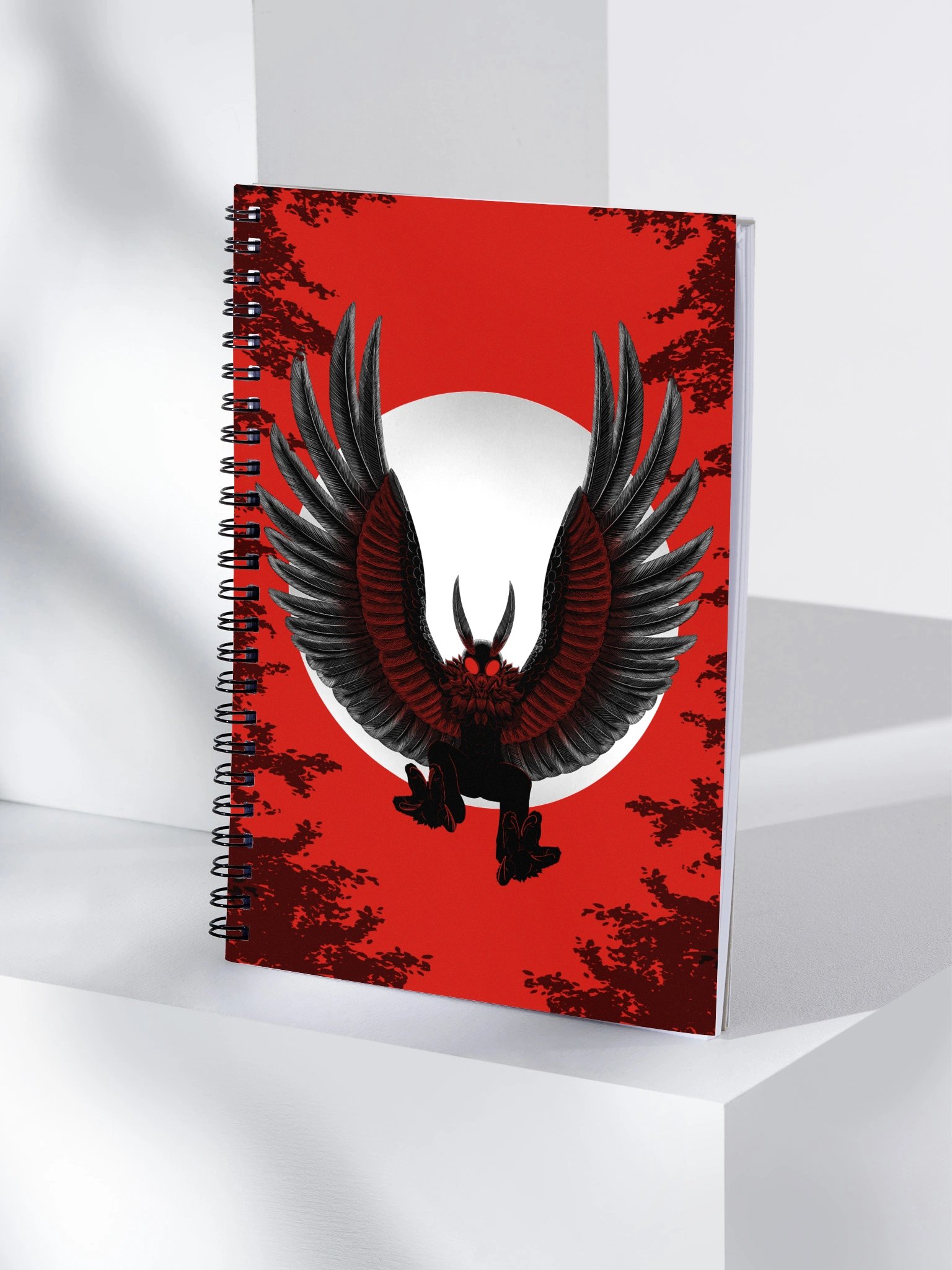 Mothman Moonrise Dotted Notebook product image (4)