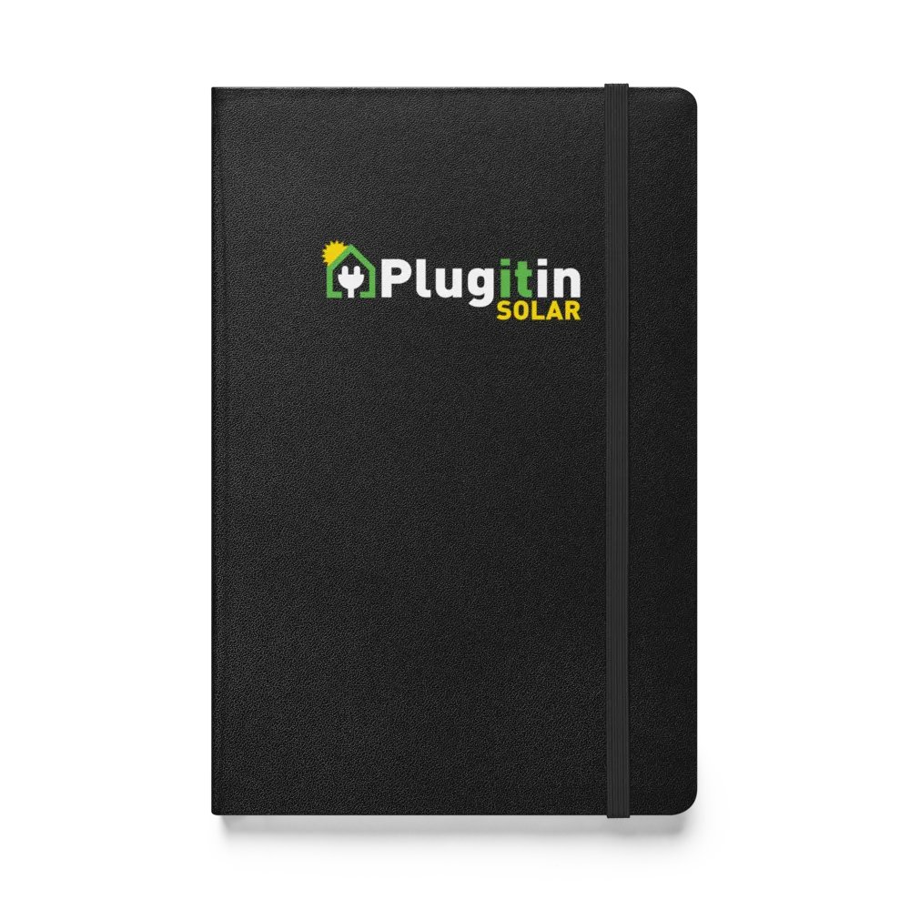Plug It In Solar High-Quality Hardcover Bound Notebook | JournalBook® product image (1)